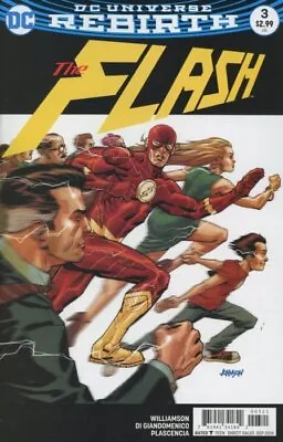 Buy THE FLASH ISSUE 3 - FIRST 1st PRINT JOHNSON VARIANT - REBIRTH DC COMICS 2016 • 4.95£