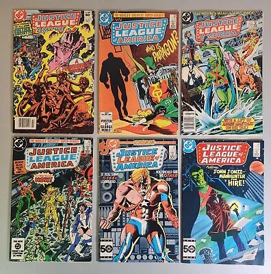 Buy Justice League America #219 224 228 229 245 248 All Range From F To VF DC 1984 • 11.03£