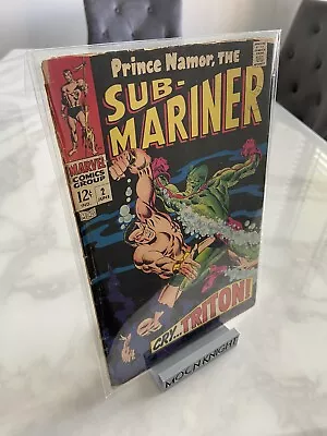 Buy Prince Namor The Sub-mariner #2 -  1968 - Silver Age Inhumans! Fantastic! • 25£