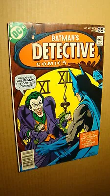 Buy Detective Comics Batman 475 *in Grade* Classic Joker Fish Cover Dc Book Js65 • 118.95£