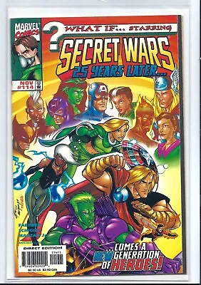 Buy (1989) Marvel What If? #114 Final Issue - 1st Crusader Battleworld Avengers Vf+ • 9.59£
