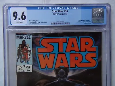 Buy Star Wars 95 (Marvel 5/85) CGC 9.6 WHITE PAGES (Direct) • 107.31£