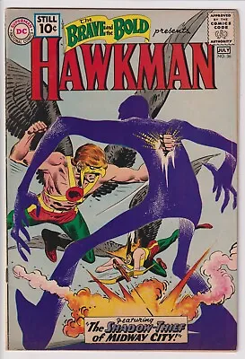 Buy Brave And The Bold # 36 F- 5.5 OW/W GORGEOUS Copy For Grade 3RD SA Hawkman WOW ! • 196.77£