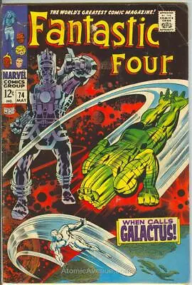 Buy Fantastic Four (Vol. 1) #74 VG; Marvel | Low Grade - Galactus Silver Surfer - We • 59.26£