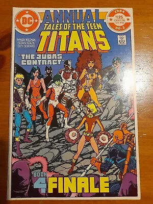 Buy Tales Of The Teen Titans Annual #3 July 1984 VFINE- 7.5 2nd App Of Nightwing • 9.99£