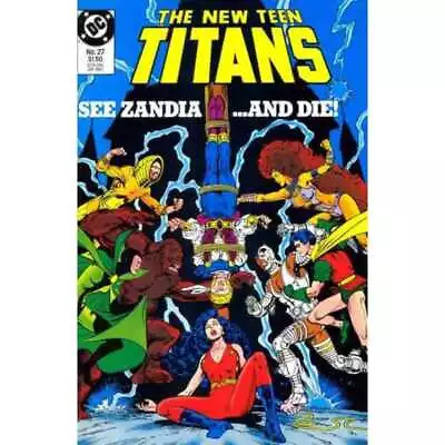 Buy New Teen Titans (1984 Series) #27 In Near Mint Minus Condition. DC Comics [w^ • 1.98£