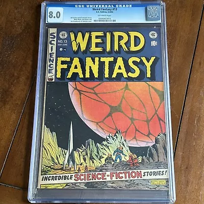Buy Weird Fantasy #13 (1952) - Golden Age Sci-Fi - CGC 8.0! • 1,185.91£