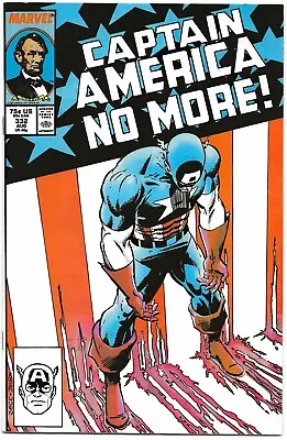 Buy Captain America #332 (1987) Steve Rogers Resigns, Vintage Mike Zeck Key Comic • 39.53£