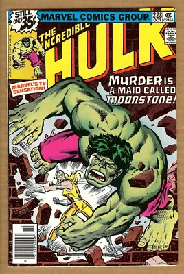 Buy Incredible Hulk #228 VF 8.0 (1978 Marvel) 1st Dr. Karla Sofen Moonstone • 19.95£