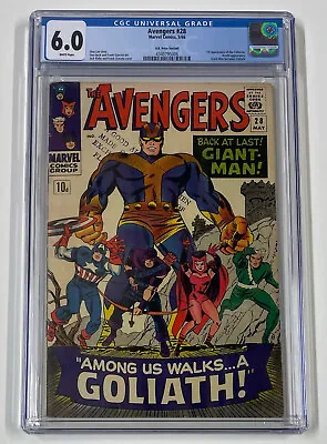 Buy Avengers #28. May 1966. Marvel. 6.0 Cgc. 1st App Of The Collector! Uk Price! • 175£