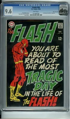 Buy Flash #184 Cgc 9.6 White Pages Best Graded Copy Around Rocky Mountain Pedigree • 544.35£