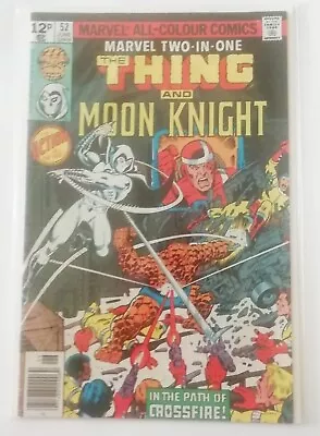 Buy Marvel Two In One #52, Marvel 1979, Moon Knight And Crossfire App,  NEAR MINT  • 8.99£