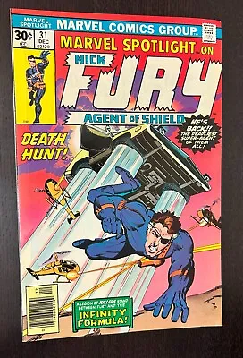 Buy MARVEL SPOTLIGHT #31 (Marvel Comics 1976) -- Bronze Age Nick Fury -- VF/NM • 6.31£