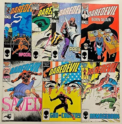 Buy Marvel Comics Bronze Age Daredevil Key 7 Issue Lot 227-233 Born Again Set FN/VF • 4.20£