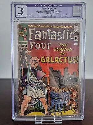 Buy Fantastic Four #48 CGC 0.5 - First Appearance Of Silver Surfer And Galactus! • 399£