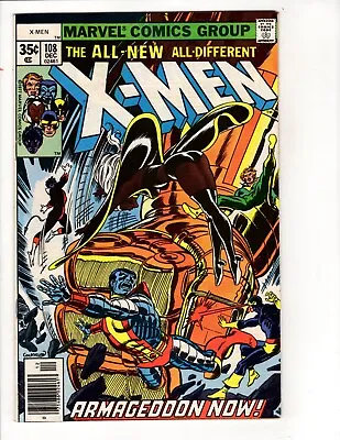 Buy Uncanny X-Men #108-1977-KEY (THIS BOOK HAS MINOR RESTORATION SEE DESCRIPTION) • 35.91£