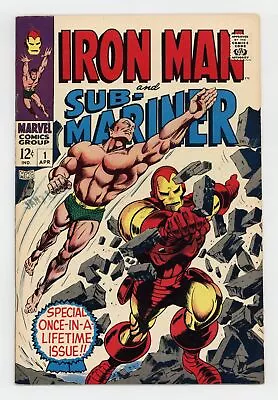 Buy Iron Man And Sub-Mariner #1 VF 8.0 1968 • 273.26£