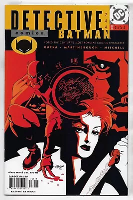 Buy Detective Comics 2000 #744 Very Fine • 2.36£