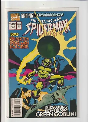 Buy The Spectacular Spider-Man #225 (1995)  1st Appearance Of Firefist / Holo Cover • 7.94£