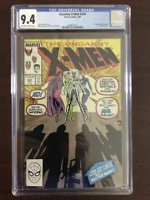 Buy CGC 9.4 Uncanny X-Men 244 First Jubilee Off White To White Pages • 47.51£