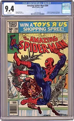 Buy Amazing Spider-Man #209N CGC 9.4 1980 4071973020 • 142.83£
