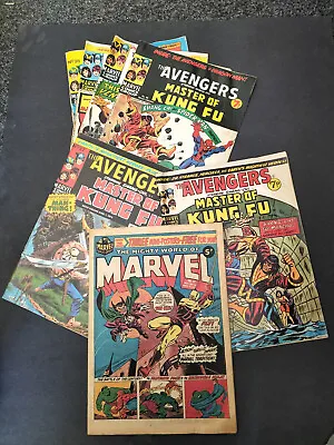 Buy Collection Of Marvel Comics. 7 X 1970's Comics In Good Condition • 9.99£