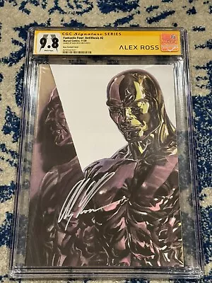 Buy Fantastic Four Antithesis #2 (CGC 9.8 SS) Signed Alex Ross🔥 Silver Surfer! • 157.33£