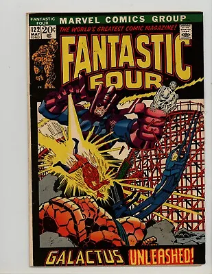 Buy Fantastic Four 122 VG/F Galactus Silver Surfer Picture Frame 1972 • 10.07£