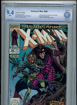 Buy Uncanny X-Men #266 CBCS 9.4 1990 White Pages. 1st Appearance Of Gambit • 158.86£