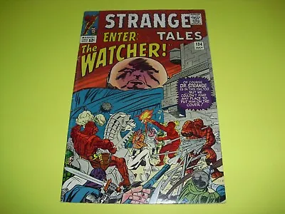 Buy Strange Tales #134 In FN+ 6.5 COND From 1965! Marvel Unrestored Fine FN B954 • 67.95£