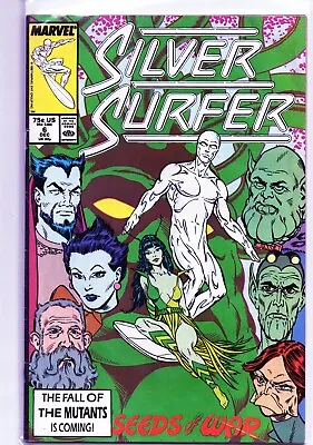 Buy Marvel Silver Surfer Vol 3 6 Rare VF 8.0 Comic Hot 1987 Hot Space Bag Board Fun • 4.99£