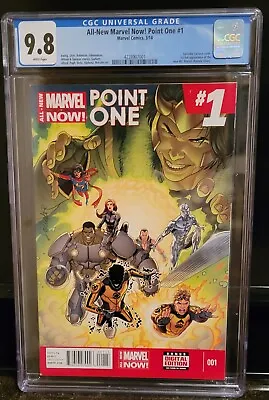 Buy All-New Marvel Now! Point One! #1 CGC 9.8 White Pages 1st Kamala Khan • 268.81£