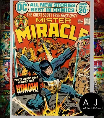 Buy Mister Miracle #9 Kirby 1972 VF-7.5 DC • 8.39£