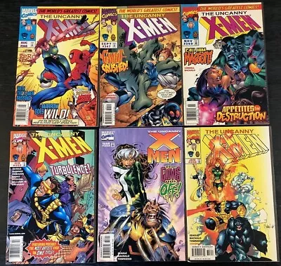 Buy The Uncanny X-Men #346,347,349,352,353,356 Marvel 1997/98 Comics Some Newsstands • 12.78£