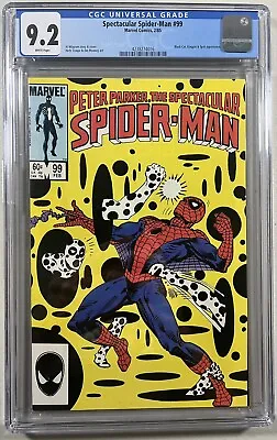 Buy Spectacular Spider-Man 99 (Marvel, 1985)  CGC 9.2 WP  **2nd Appearance Spot** • 79.49£