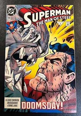 Buy Superman The Man Of Steel 19 KEY ISSUE 1st Doomsday FULLY REVEALED 1st PRINT V 1 • 11.92£