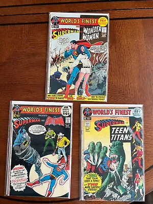 Buy WORLD'S FINEST - Lot Of 3 #204, 205, And 207 1971 • 33.97£