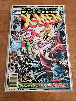Buy UNCANNY X-MEN #105 Phoenix Vs Firelord 1977 Marvel Claremont, Cockrum Newsstand  • 55.90£