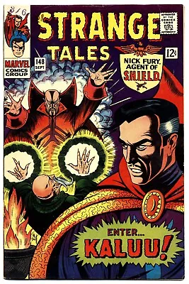 Buy STRANGE TALES #148 VG/F, Dr. Strange, Origin Ancient One, Marvel Comics 1966 • 23.83£