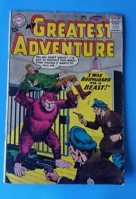 Buy 1960 DC MY GREATEST ADVENTURE #39 - Classic MAN BEAST Cover • 13.72£