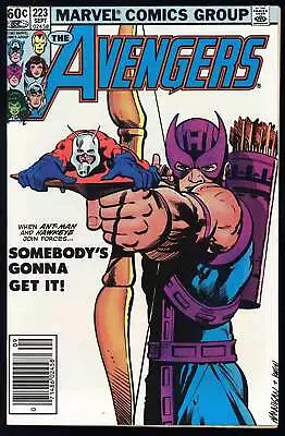 Buy Avengers #223 Marvel 1982 (VF/NM) Classic Cover! NEWSSTAND! L@@K! • 22.41£
