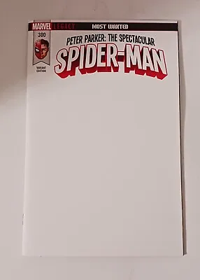 Buy Peter Parker The Spectacular Spider-Man #300 Blank Variant High Grade • 7.88£