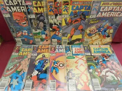 Buy Captain America 361 362 363 364 365 366 367 368 369 370 Marvel Comic Run 1989 Vf • 24.13£