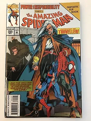 Buy Amazing Spider-Man #394 (1994) Holofoil Cover; Flipbook; Jonas Traveller APP; VF • 10.41£