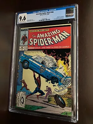 Buy Amazing Spider-Man #306 (1988) / CGC 9.6 / Action Comics #1 Homage / McFarlane • 78.27£