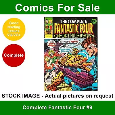 Buy Complete Fantastic Four #9 Comic - VG/VG+ 23 Nov 1977 - Marvel UK • 2.75£