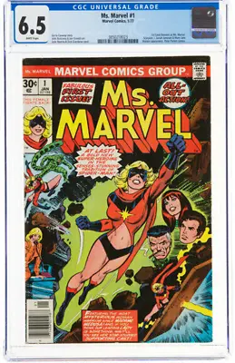 Buy Ms. Marvel #1 (Marvel, 1977) CGC FN+ 6.5 • 235£