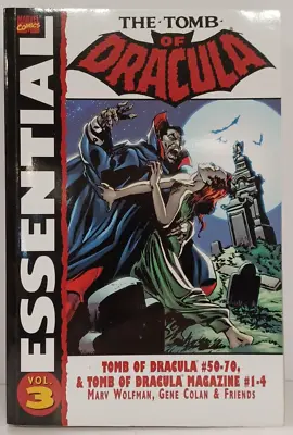 Buy Marvel ESSENTIAL The Tomb Of Dracula Volume 3 Comics Paperback • 31.77£
