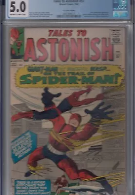 Buy Tales To Astonish 57 - 1964  - Spider-Man - Classic Kirby Cover - CGC 5.0 • 134.99£