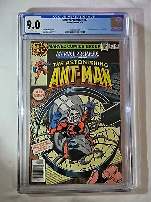 Buy Marvel Premiere # 47 (1979) CGC 9.0  White Pages Scott Lang Becomes Ant-Man • 112.44£